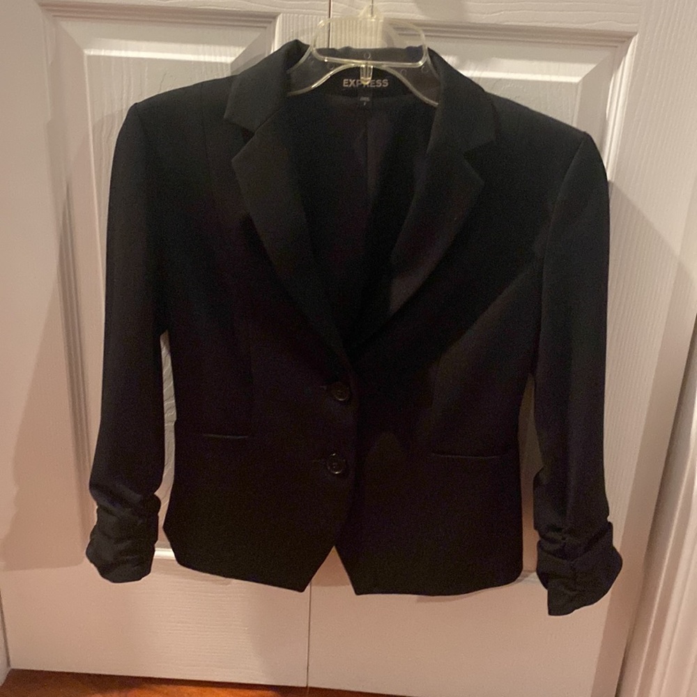 Womens Black Blazer Jacket